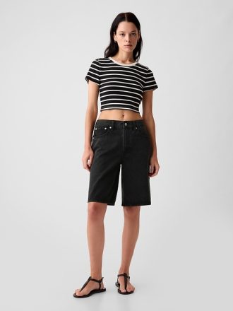 11,5″ Mid Rise Longline jeansshorts