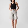 11,5″ Mid Rise Metallic Longline jeansshorts