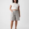 11,5″ Mid Rise Metallic Longline jeansshorts