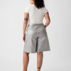 11,5″ Mid Rise Metallic Longline jeansshorts