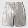 11,5″ Mid Rise Metallic Longline jeansshorts