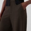 365 High Rise Borstad Twill Byxa
