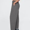 365 High Rise Borstad Twill Plisserad Taper Byxa