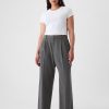 365 High Rise Borstad Twill Plisserad Taper Byxa
