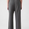 365 High Rise Borstad Twill Plisserad Taper Byxa