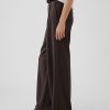 365 High Rise Brushed Twill Plisserade byxor