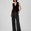365 High Rise Brushed Twill Plisserade byxor