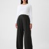 365 High Rise Brushed Twill Plisserade byxor