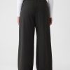 365 High Rise Brushed Twill Plisserade byxor