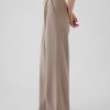365 High Rise Brushed Twill Plisserade byxor