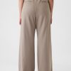 365 High Rise Brushed Twill Plisserade byxor