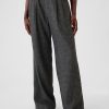 365 High Rise Brushed Twill Plisserade byxor