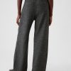 365 High Rise Brushed Twill Plisserade byxor