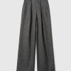 365 High Rise Brushed Twill Plisserade byxor