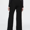 365 Mid Rise Satin-Trim Byxor