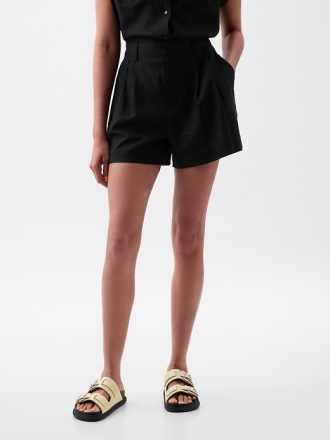 365 Shorts med hög linneblandning