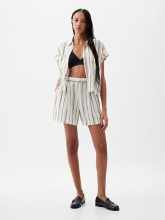365 Shorts med hög linneblandning