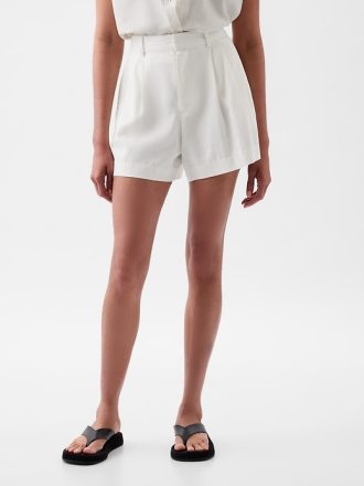365 Shorts med hög linneblandning