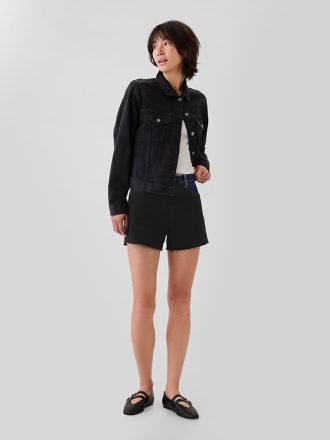4″ High Rise Girlfriend Jeansshorts