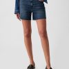 4″ High Rise Girlfriend Jeansshorts