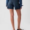 4″ High Rise Girlfriend Jeansshorts