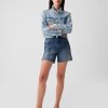4″ High Rise Girlfriend Jeansshorts
