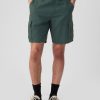 8″ Cargo-shorts i linne och bomull