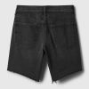 8″ Mid Rise 90-tals lösa denim bermudashorts