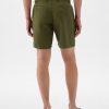 8″ shorts i linne-bomull