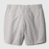 8″ shorts i linne-bomull