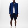 8″ shorts i linne-bomull