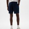 8″ shorts i linne-bomull