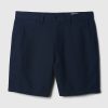 8″ shorts i linne-bomull