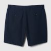 8″ shorts i linne-bomull