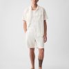 8″ shorts i linne-bomull