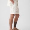 8″ shorts i linne-bomull