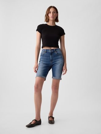 9″ Bermudashorts med hög höjd