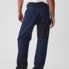 90-tals lösa patchworkjeans