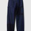 90-tals lösa patchworkjeans