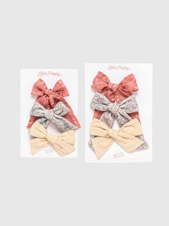 Adaline Bow Clip Set