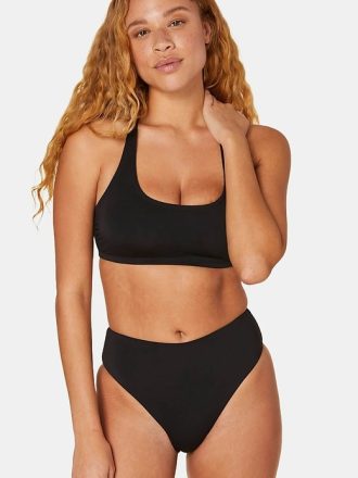 Andie 90-tals bikiniunderdel med hög midja