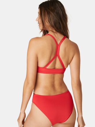 Andie 90-tals bikiniunderdel med hög midja