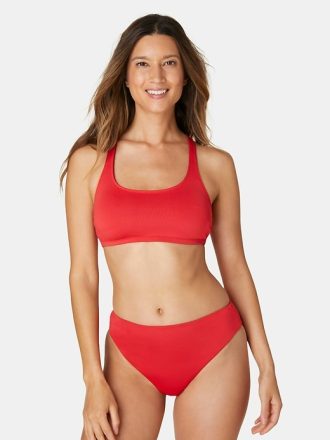 Andie 90-tals bikiniunderdel med hög midja