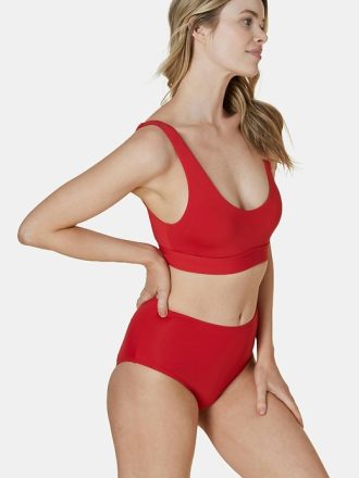 Andie bikiniunderdel med hög midja