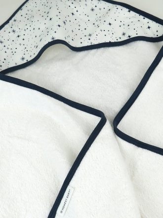 Ärlig babykläder 3 delar organisk bomull Hooded handduksset