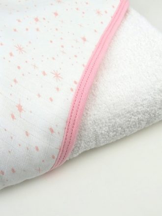 Ärlig babykläder 3 delar organisk bomull Hooded handduksset