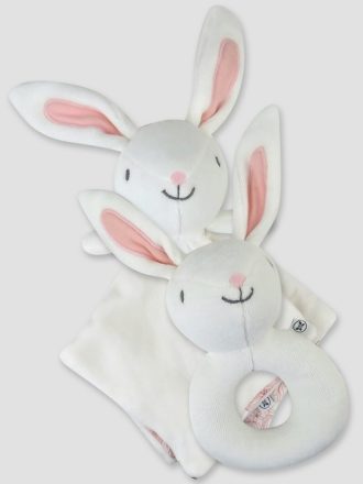 Ärlig babykläder Lovey and Rattle Set