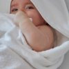 Ärliga babykläder Tvåpacks handdukar i ekologisk bomull