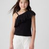 Asymmetrisk Eyelet-topp för barn