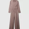 Återvunnen Satin Jumpsuit